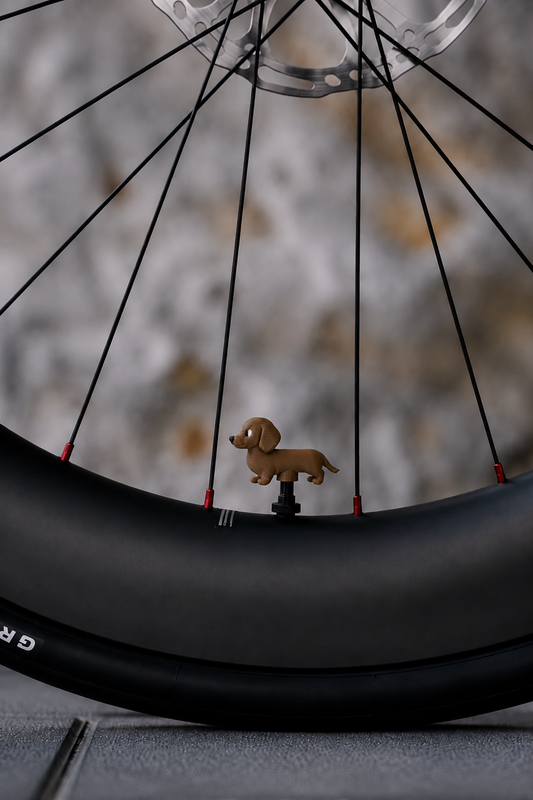 Dachshund Ventilkappe (Presta)