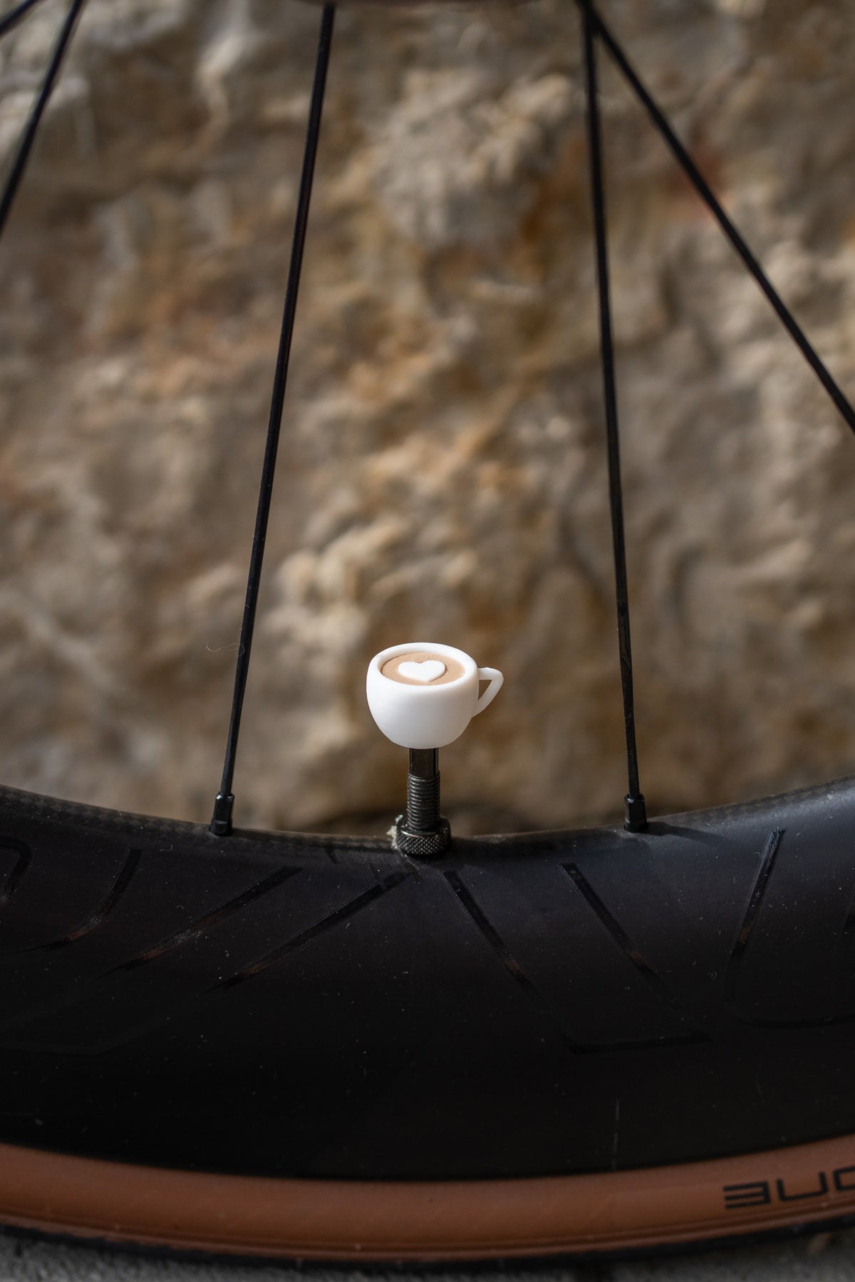 Cappuccino Ventilkappe (Schrader)