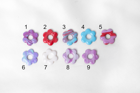 Blumen Charms (Paar)